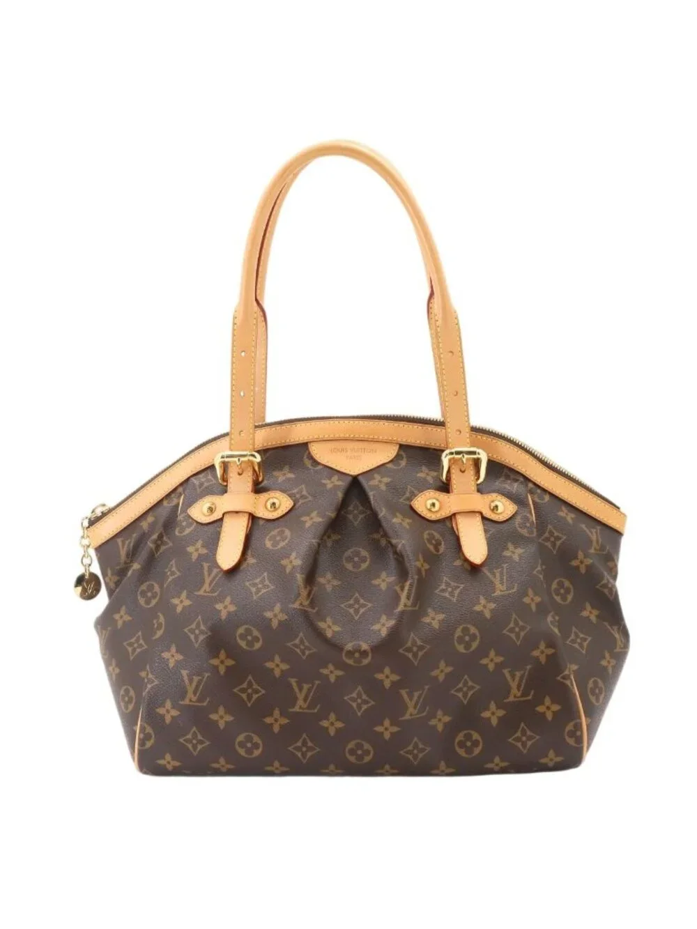 Louis Vuitton Monogram Tivoli GM Tote Brown Gold